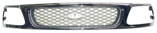 PARRILLA FORD PU 97-98 LOBO CROMADA ROMBOS 922