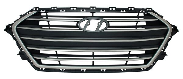 PARRILLA ELANTRA 17-18 C/MOLD PLATA NZL