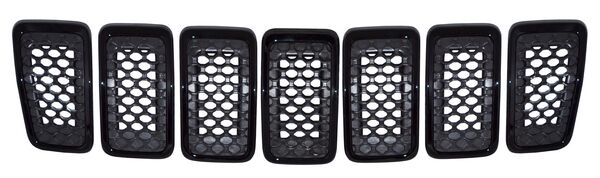 PARRILLA CHEROKEE 19-20 C/MOLD NEGRA JGO 7 PZAS MTP