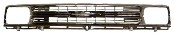 PARRILLA TOYOTA PU 89-91 CROMADA (BISEL INCLUIDO)