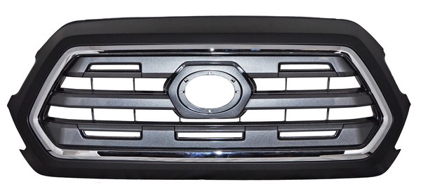 PARRILLA TACOMA 16-19 GRIS C/MOLD CROM FILO NEGRA MTP