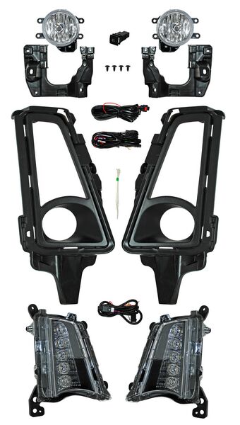 FARO NIEBLA HIACE 20-25 C/PARRILLA LEDS JGO 352